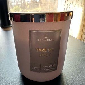 Life In Lilac Used Take Me Away Candle